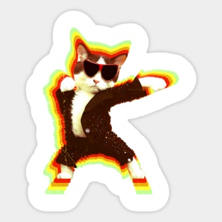 The Dancer Cat Sticker